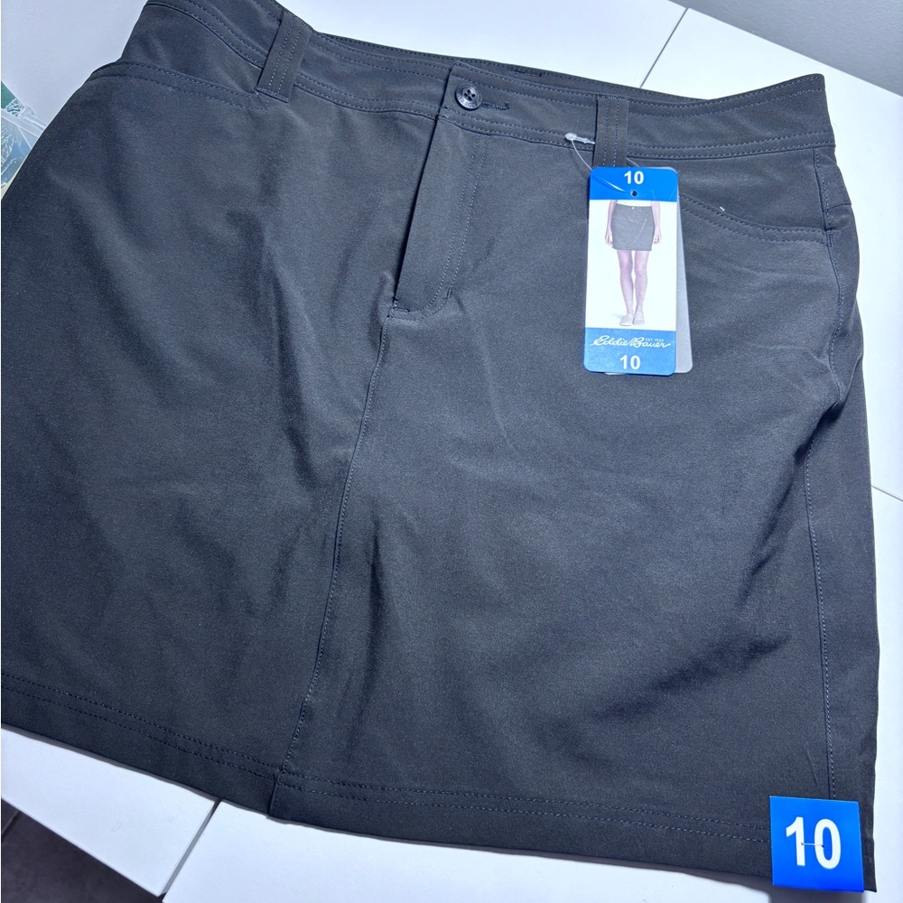 Eddie Bauer women’s black skort size 10 nwt